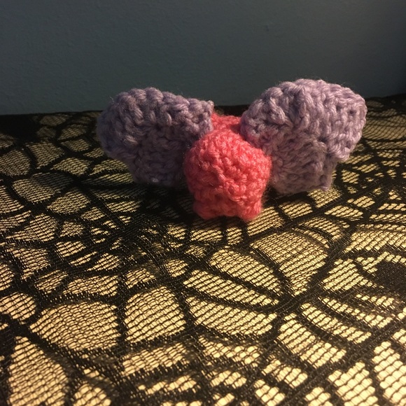 Handmade Crochet Flying Pig - Picture 3 of 6